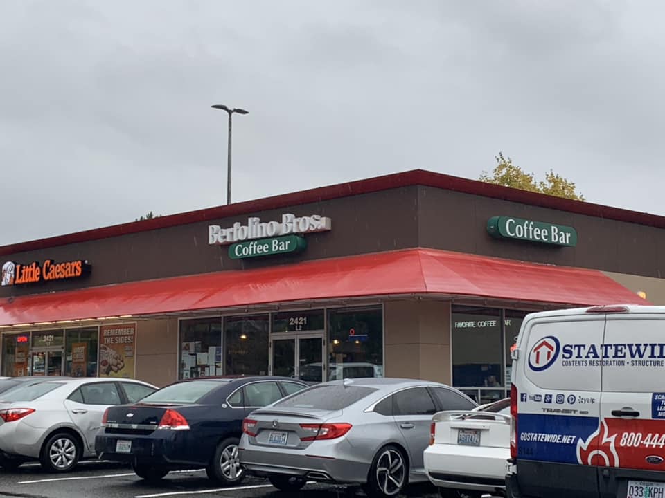 Outside of Bertalino Bros Coffee Bar