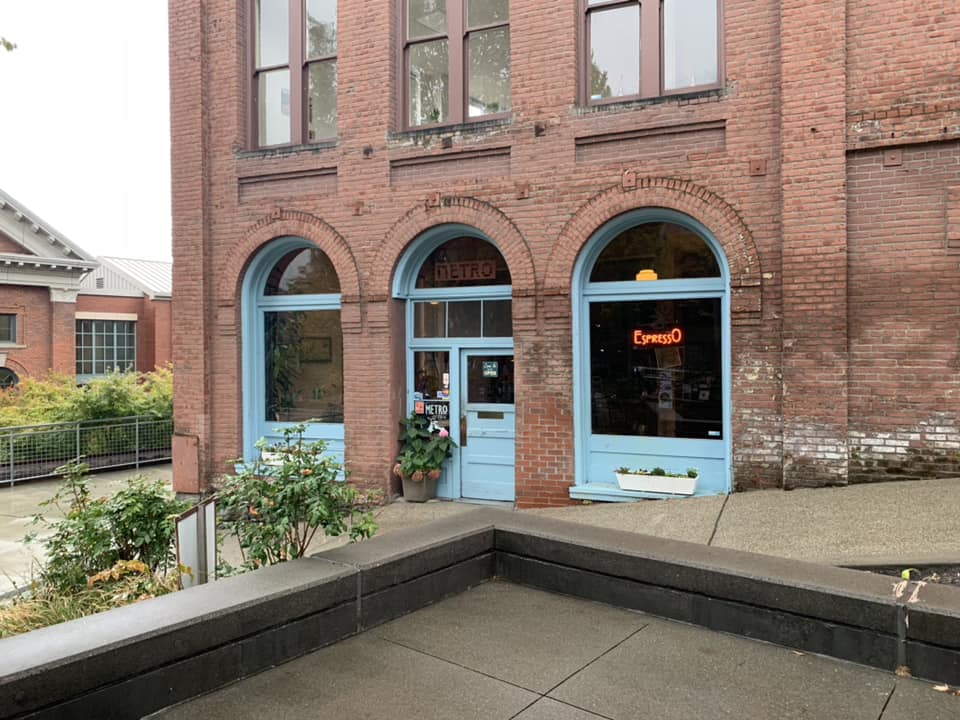Outside of Metro Coffee